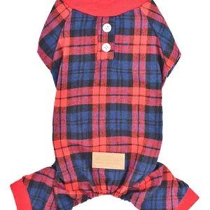 PARISIAN PET Scottish Plaid Dog Pajama XL